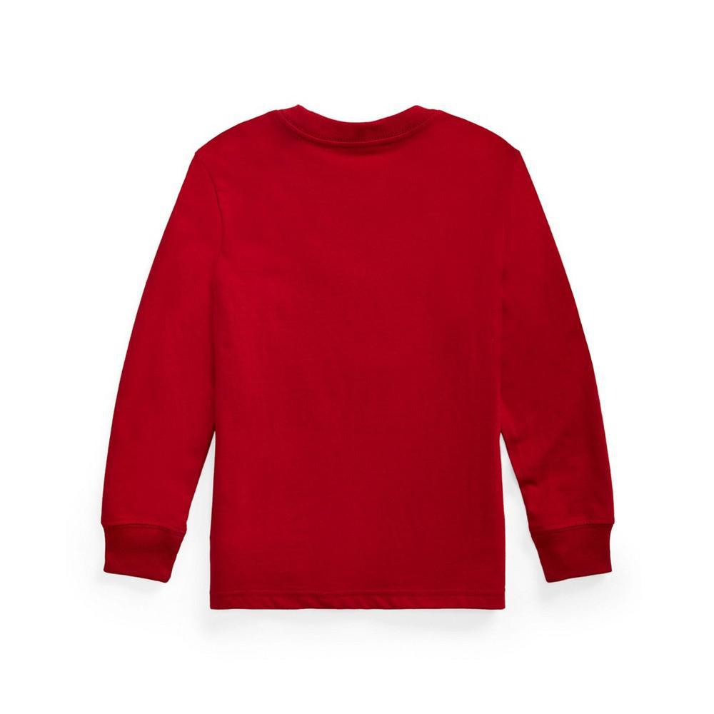 商品Ralph Lauren|Toddler and Little Boys Polo Bear Jersey T-shirt,价格¥249,第4张图片详细描述
