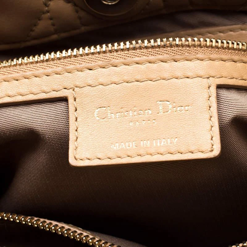 Dior Beige Cannage Leather Dior Soft Shopping Tote 商品