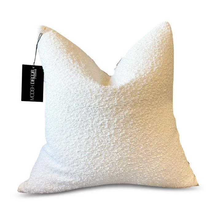 商品Modish Decor Pillows|Bouclé Decorative Pillow Cover, 24" x 24",价格¥598,第1张图片