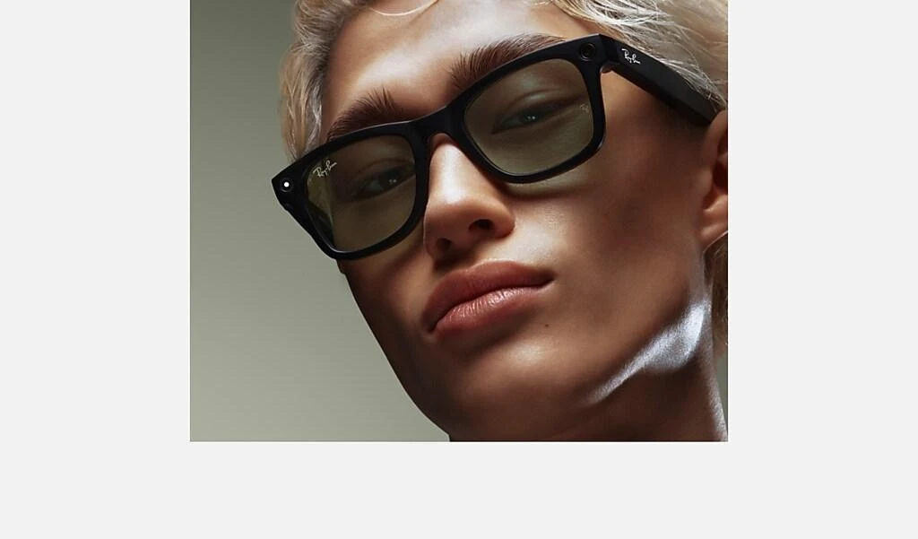 商品Ray-Ban|雷朋 Meta Wayfarer 智能太阳镜 方形中性  多款配色,价格¥2363,第3张图片详细描述