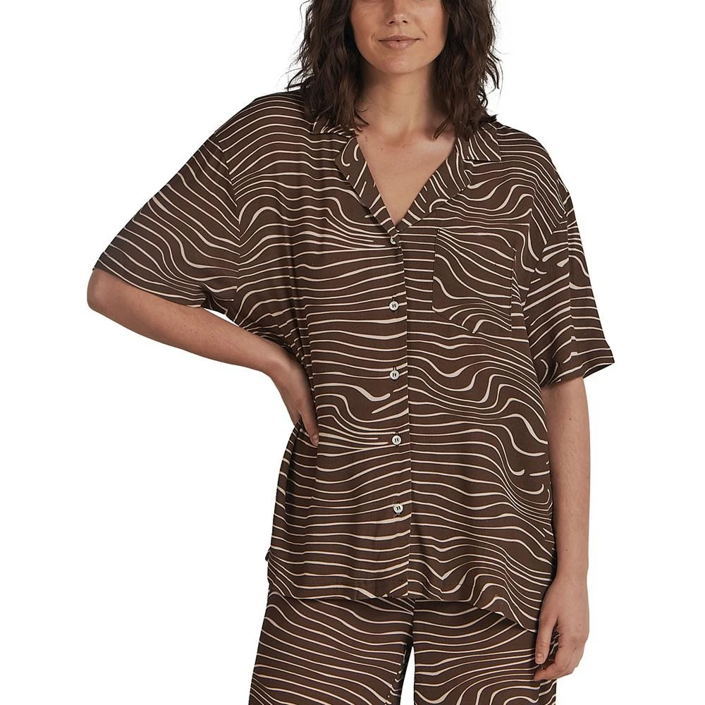 商品Charlie Holiday|Lola Printed Button-Front Top,价格¥119,第1张图片
