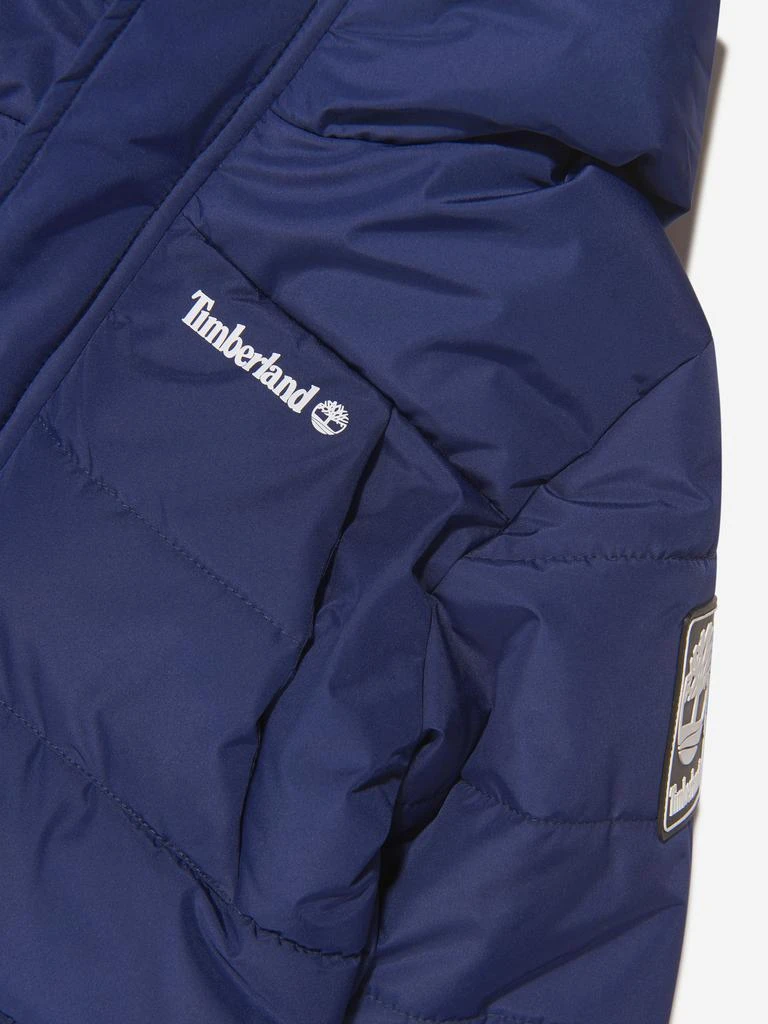 商品Timberland|Boys Hooded Long Puffer Jacket,价格¥686,第3张图片详细描述