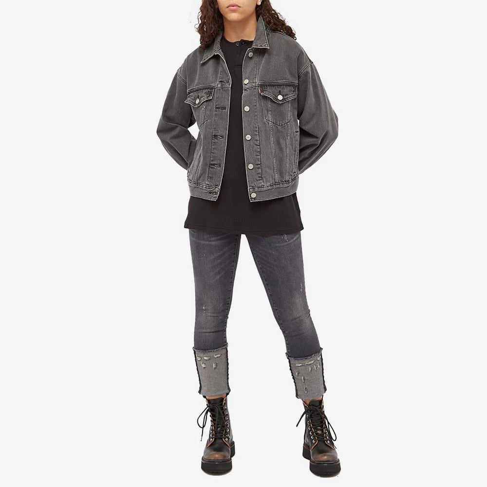 商品R13|R13 Kate Skinny Jeans With High Cuff,价格¥975,第5张图片详细描述