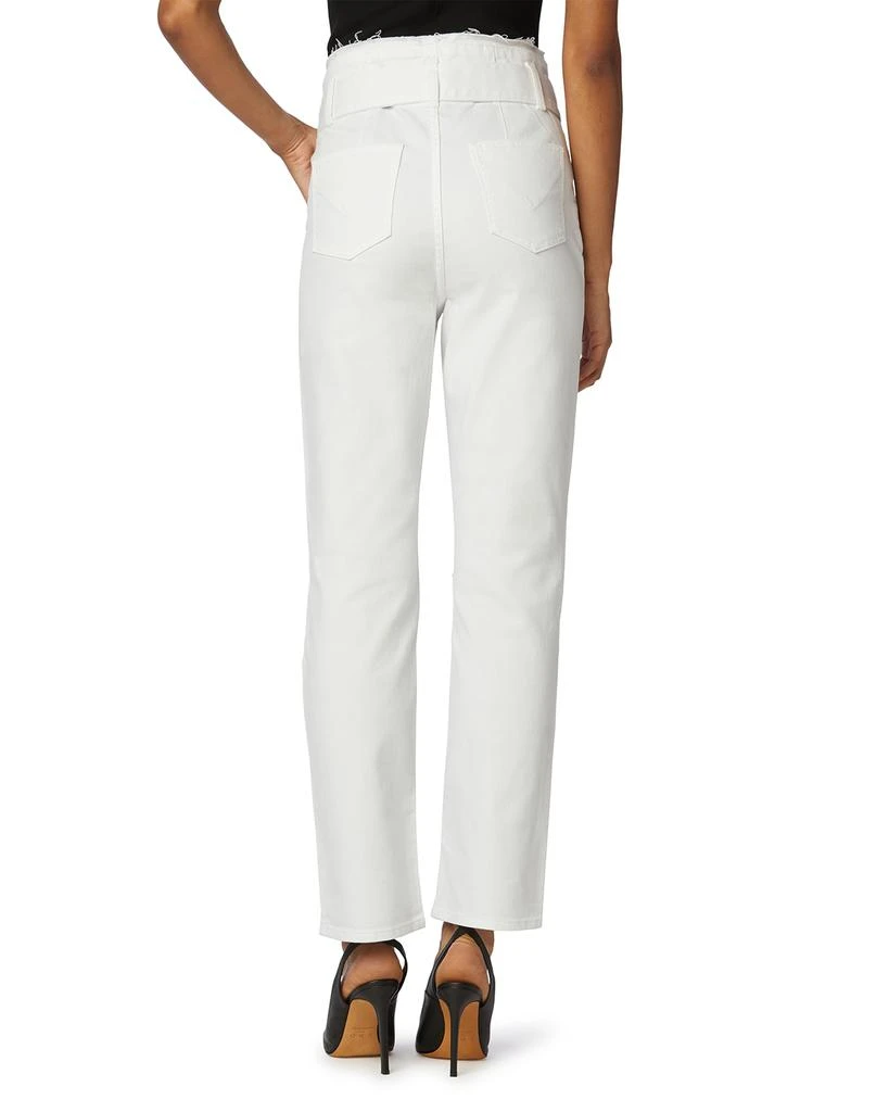 商品Hudson|Remi High-Rise Paperbag Straight-Leg jeans,价格¥474,第2张图片详细描述