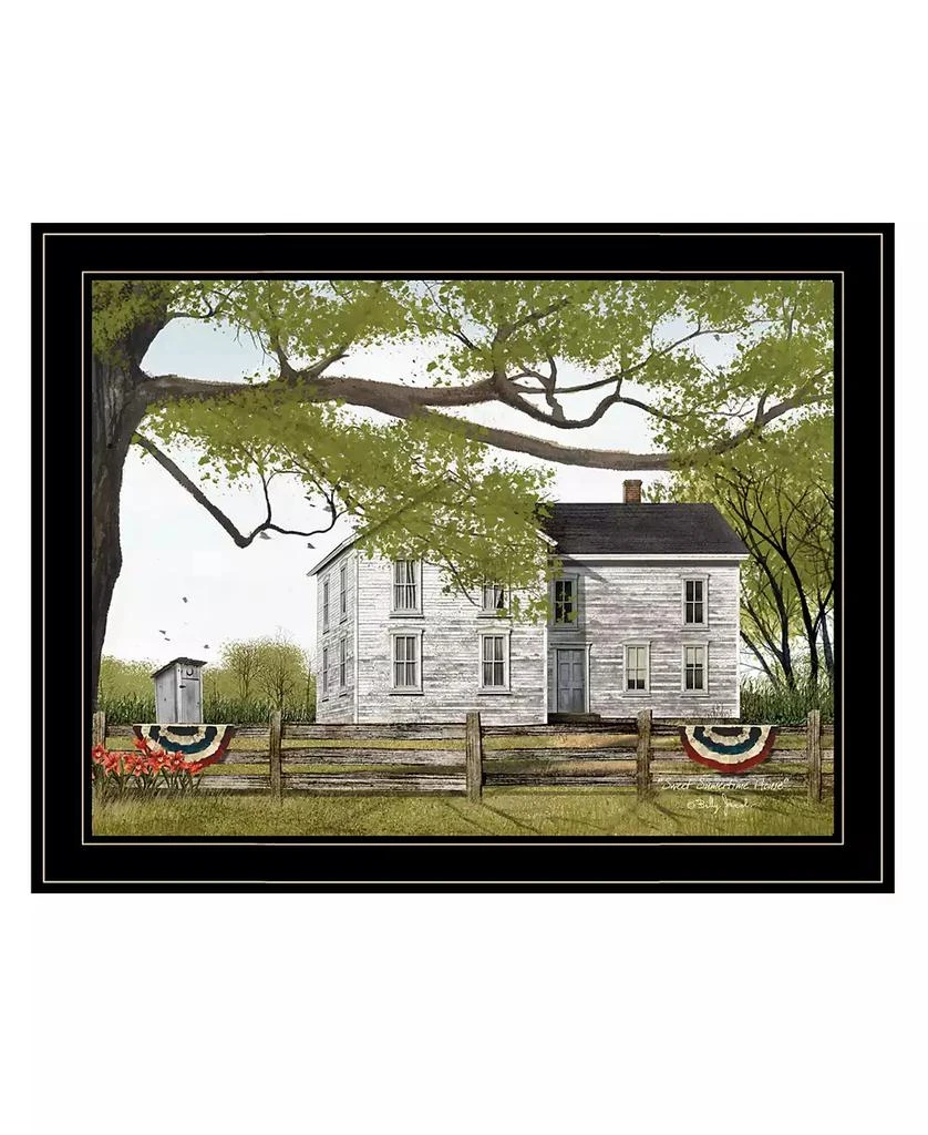商品Trendy Décor 4U|Sweet Summertime House by Billy Jacobs, Ready to hang Framed Print, Black Frame, 27" x 21",价格¥922,第1张图片