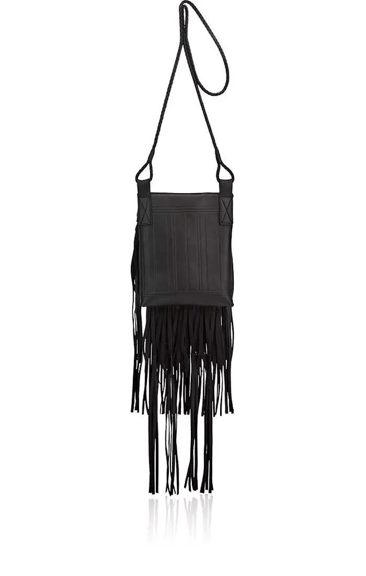 商品Yves Saint Laurent|Saharienne Leather Crossbody Bag,价格¥6628,第4张图片详细描述