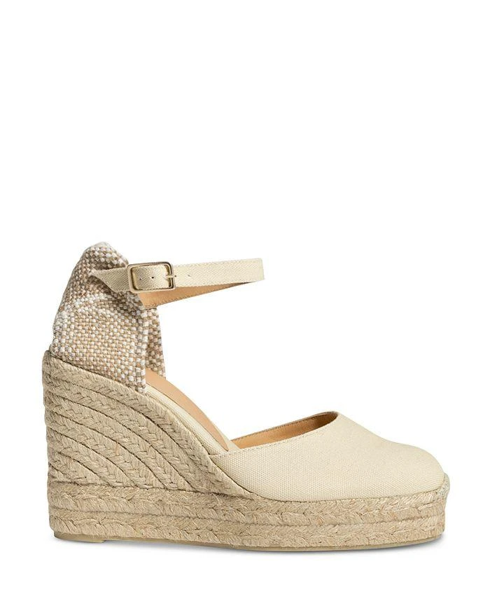 商品CASTAÑER|Women's Carol Almond Toe Espadrille Wedge Platform d'Orsay Pumps,价格¥1383,第2张图片详细描述