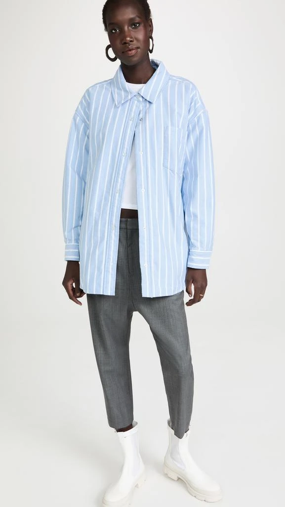 商品Alexander Wang|alexanderwang.t Oxford Padded Shirt Jacket,价格¥1555,第2张图片详细描述