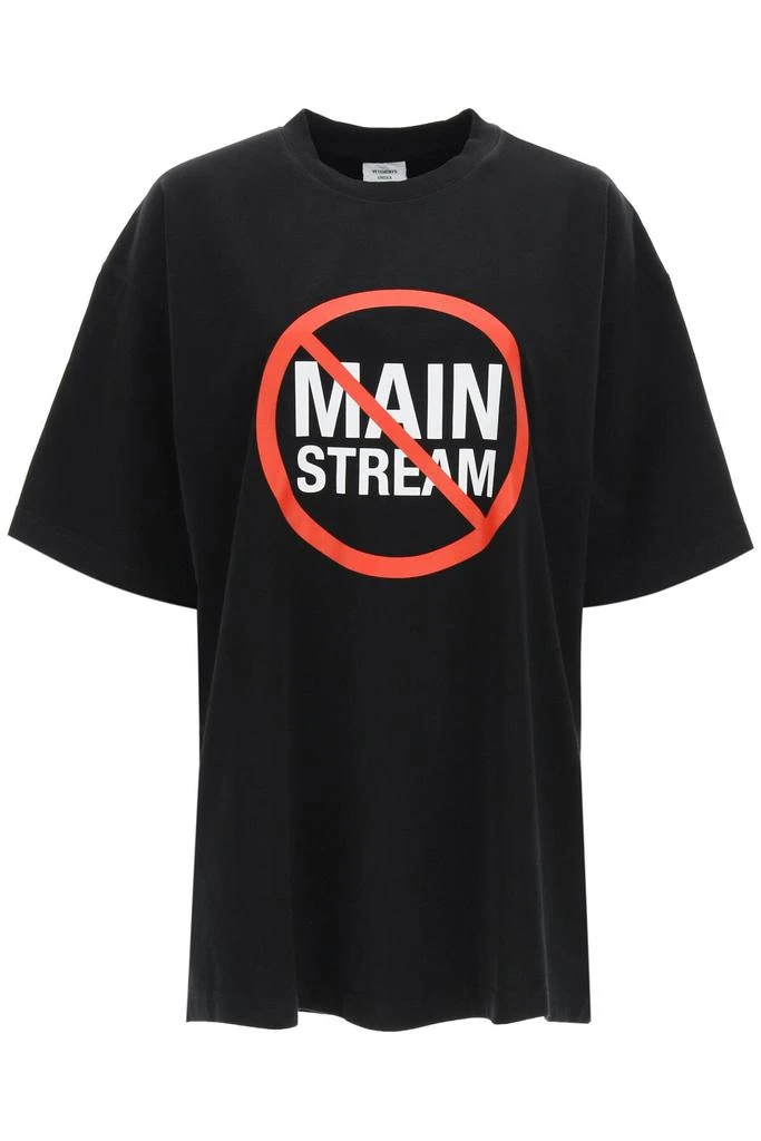 商品Vetements|'NO MAIN STREAM' PRINT T-SHIRT,价格¥1148,第1张图片