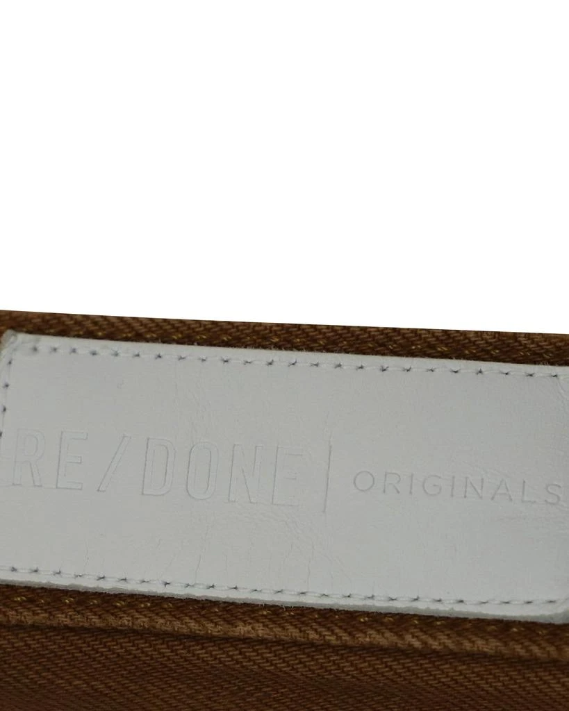 商品[二手商品] REDONE|Re/done 50s Cigarette Jeans in Brown Cotton,价格¥1561,第5张图片详细描述
