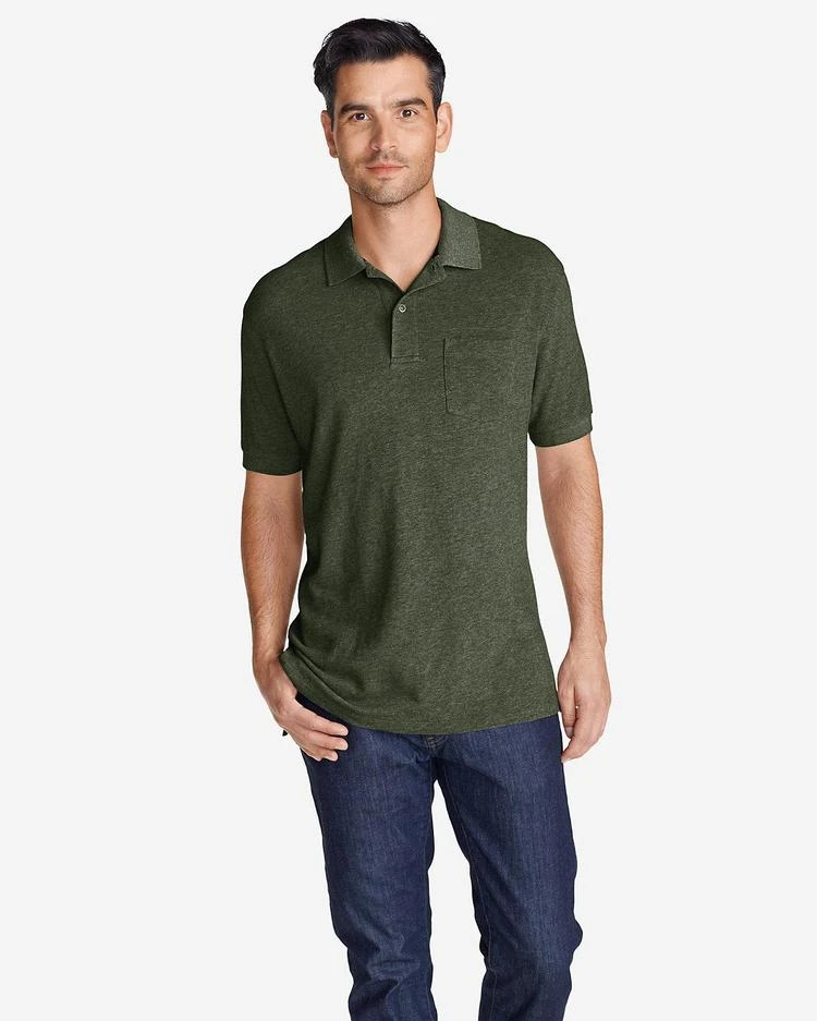 商品Eddie Bauer|Men's Field Short-Sleeve Pocket Polo Shirt,价格¥149-¥261,第1张图片