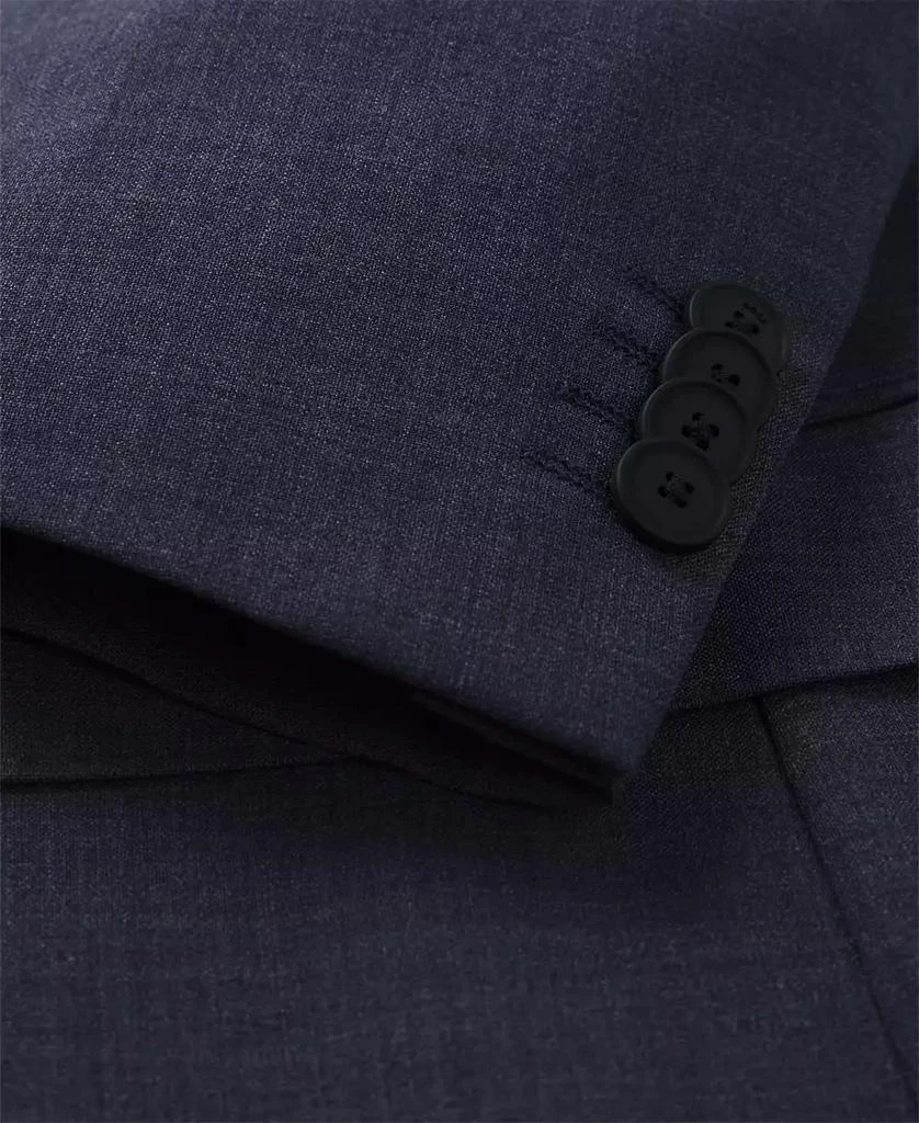 商品Hugo Boss|Men's Micro-Patterned Performance-Stretch Slim-Fit Suit,价格¥4628,第2张图片详细描述