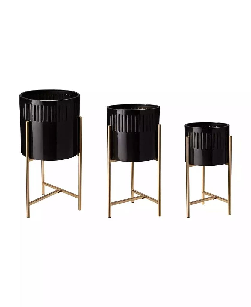 商品Glitzhome|Modern Metal Plant Stands, Set of 3,价格¥1548,第1张图片