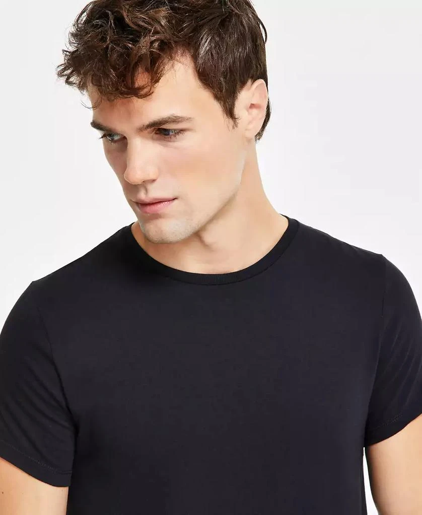 商品Calvin Klein|男士 5件装棉质经典圆领汗衫,价格¥519,第4张图片详细描述