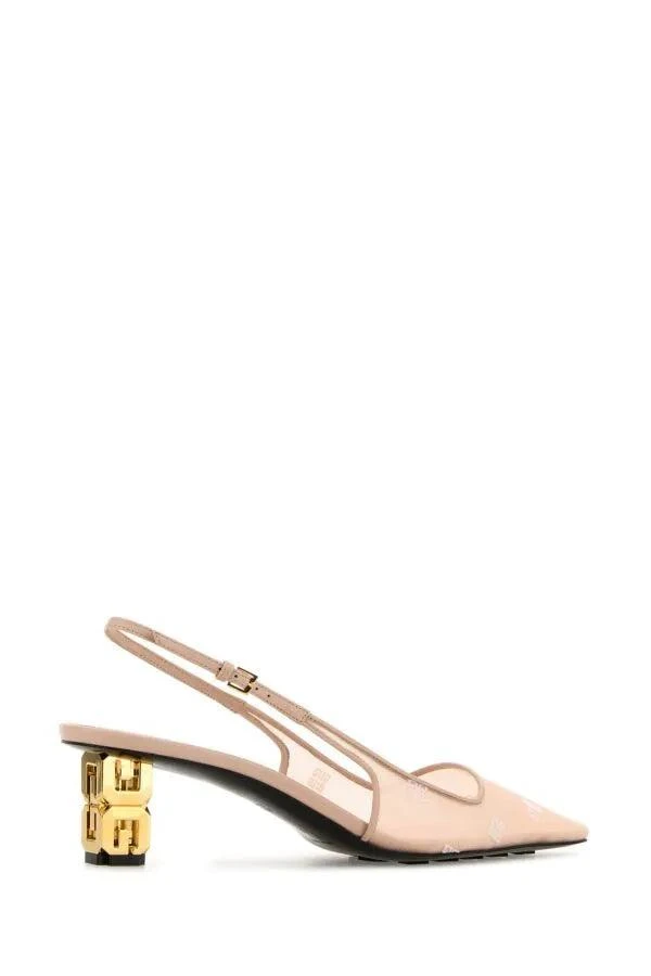 商品Givenchy|Pink mesh G Cube pumps,价格¥5189,第3张图片详细描述