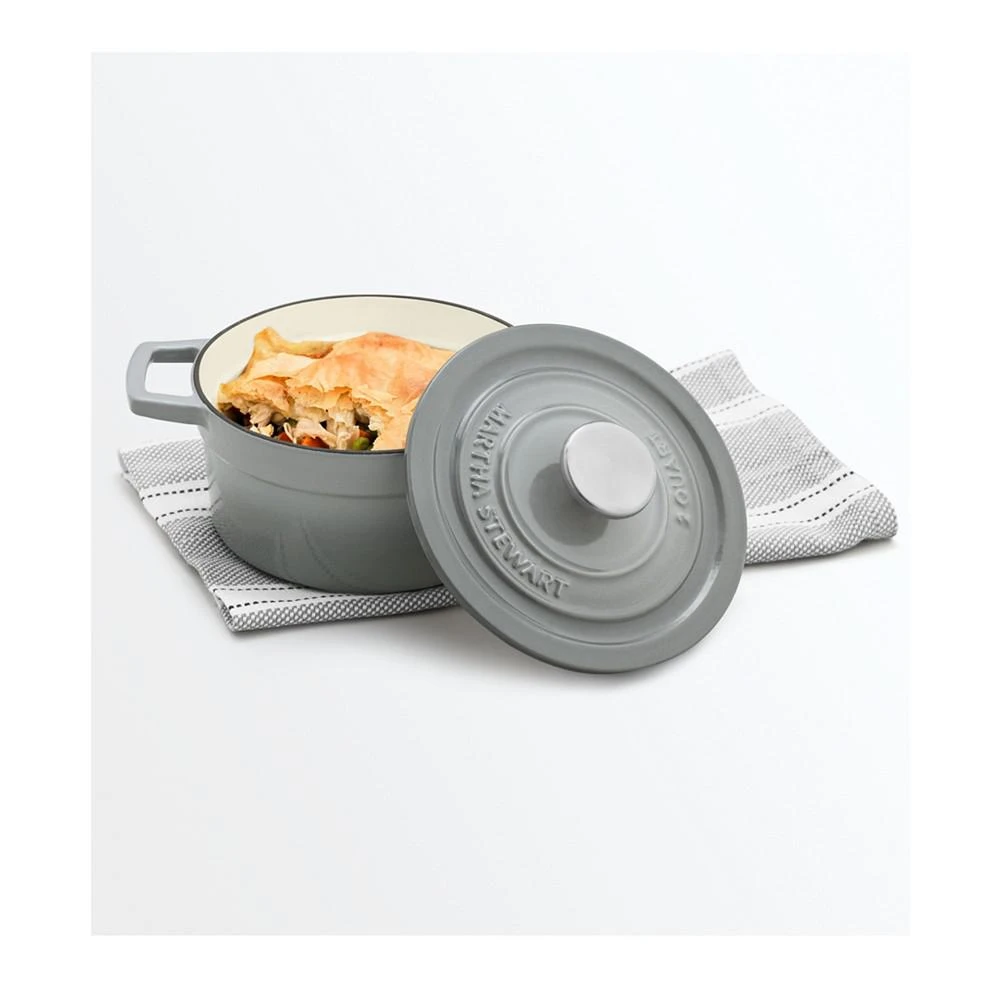 商品Martha Stewart|CLOSEOUT! Enameled Cast Iron 2-Qt. Round Covered Dutch Oven, Created for Macy's,价格¥210,第1张图片