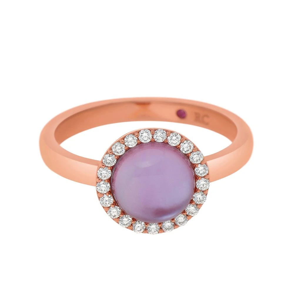 商品Roberto Coin|Roberto Coin 18K Rose Gold, 2.00ct. tw. Amethyst and Diamond Halo Ring sz 6.5 8882636AX65XA,价格¥10432,第1张图片