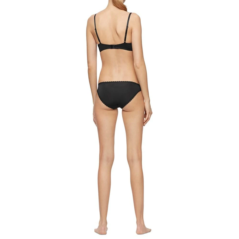 商品Calvin Klein|Women's Lace-Trim Bikini Underwear QD3706,价格¥59,第4张图片详细描述