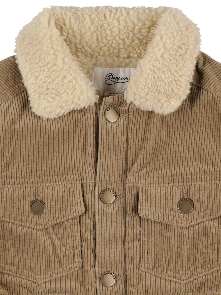 商品Bonpoint|Dalvin Cotton Blend Shearling Jacket,价格¥1719,第1张图片