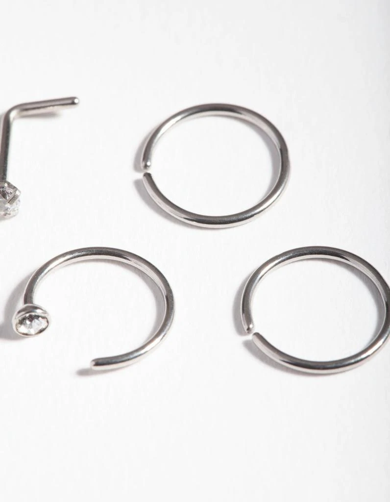 商品Lovisa|Pastel Surgical Steel Nose Stud Hoop Pack,价格¥95,第1张图片