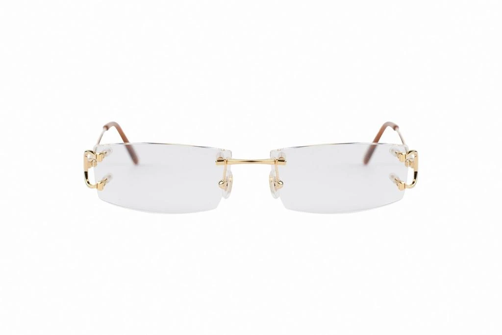 商品Cartier|Cartier Rimless Rectangular Frame Glasses,价格¥6250,第1张图片