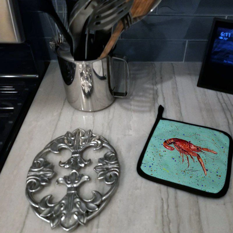 商品Caroline's Treasures|Crawfish Pair of Pot Holders,价格¥170,第2张图片详细描述