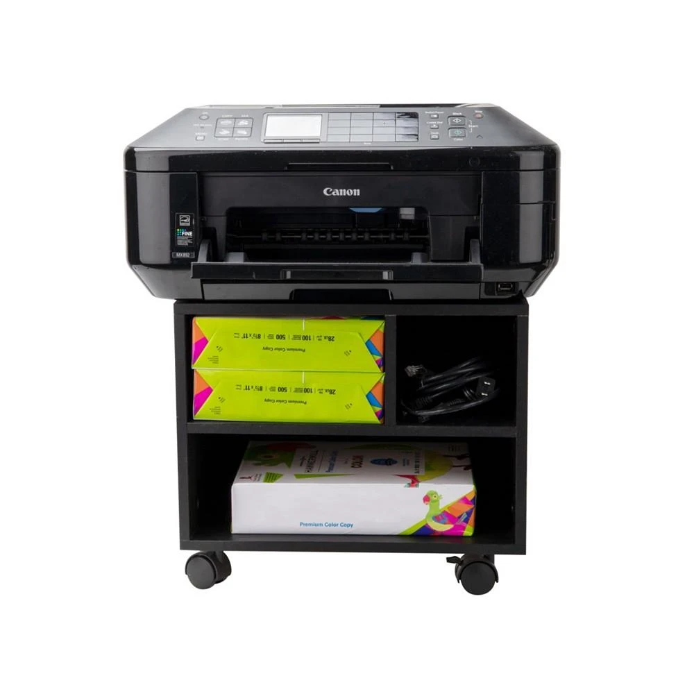 商品Mind Reader|Medium Density Fibreboard Printer Cart,价格¥625,第3张图片详细描述