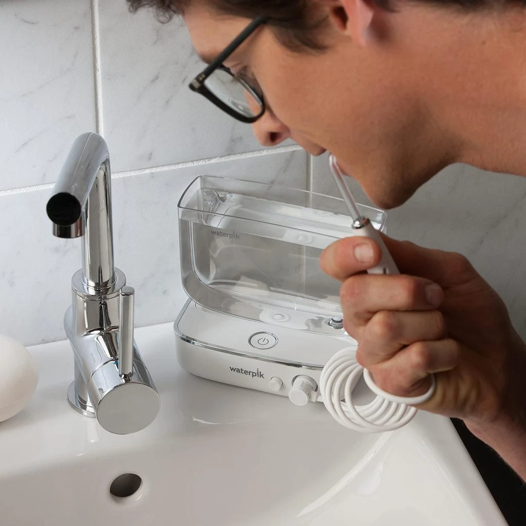 Waterpik Sidekick Portable Water Flosser Perfect for Travel & Home, White/Chrome 商品