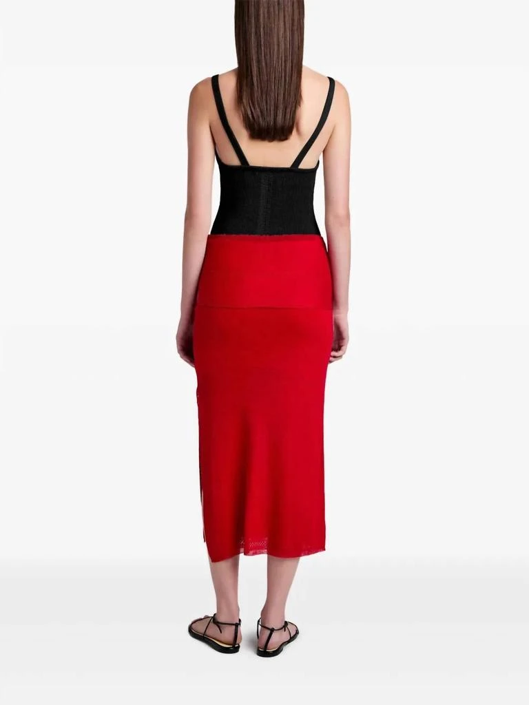 商品Proenza Schouler|Phelan Knit Skirt In Dark Poppy,价格¥1728,第4张图片详细描述