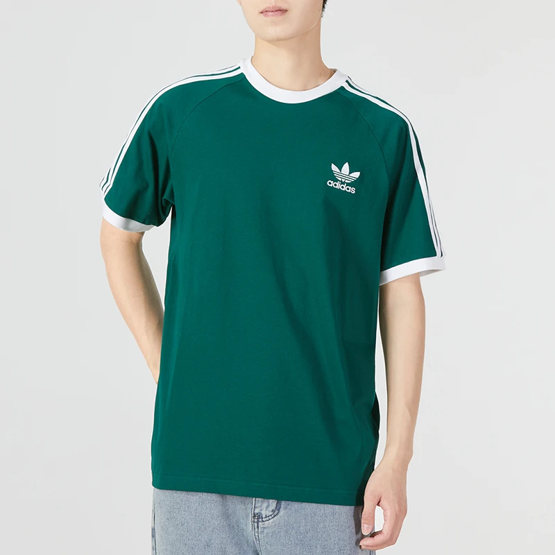 商品[国内直发] Adidas|3-STRIPES TEE男士运动休闲短袖T恤,价格¥201,第1张图片