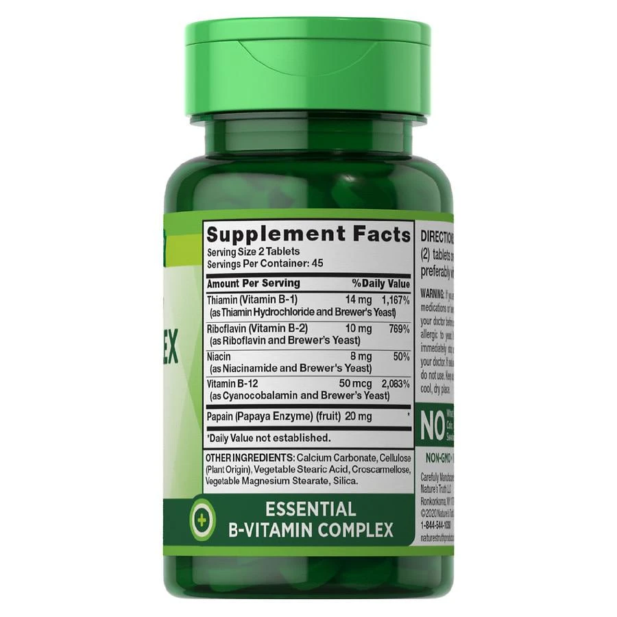 商品Nature's Truth|Vitamin B-12 Plus Folic Acid 2,500 mcg Berry,价格¥101,第3张图片详细描述