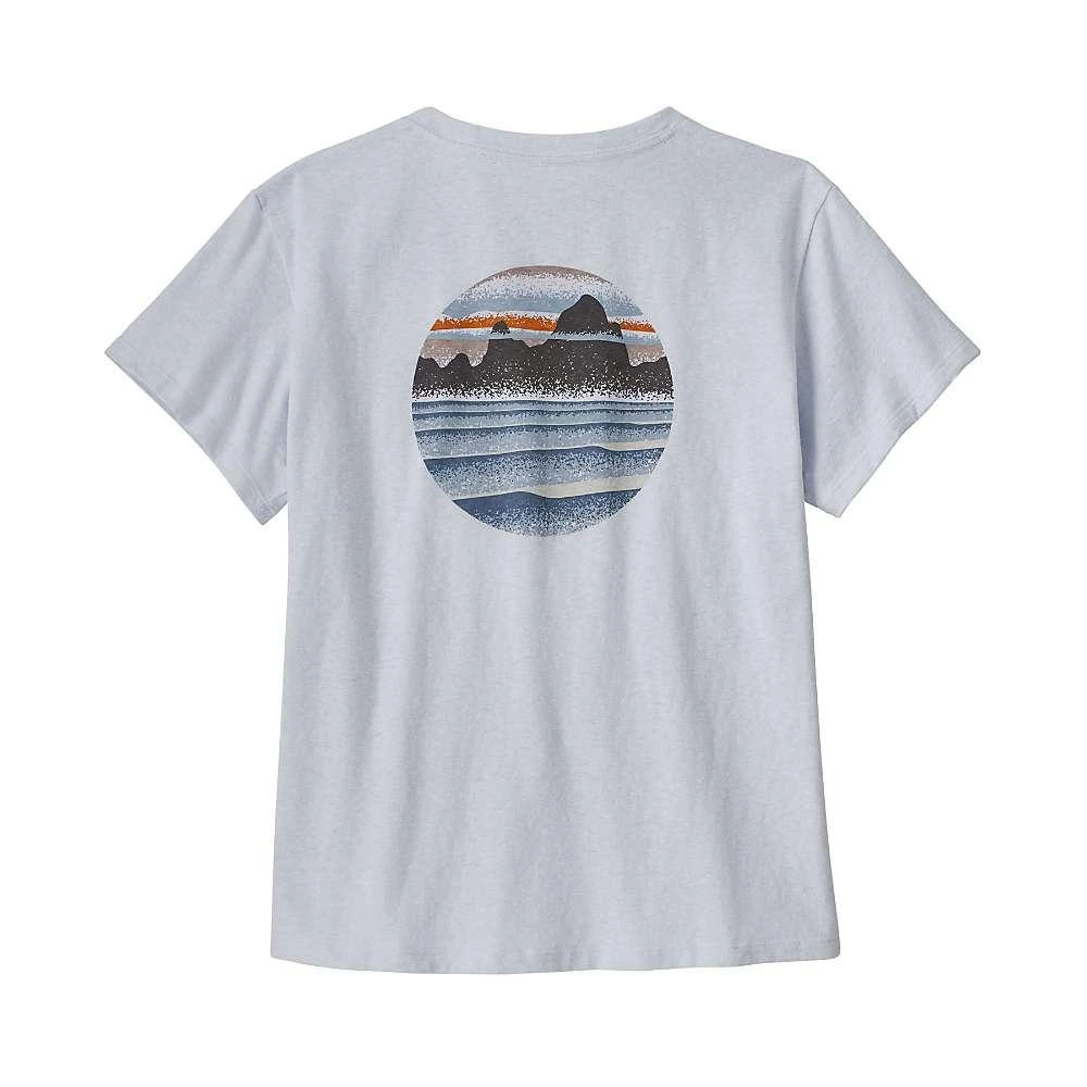 商品Patagonia|Patagonia Women's Skyline Stencil Responsibili Tee,价格¥223,第4张图片详细描述