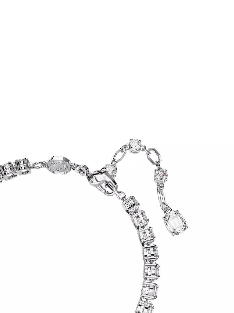 商品Swarovski|Matrix Rhodium-Plated & Swarovski Crystal Tennis Bracelet,价格¥2095,第5张图片详细描述