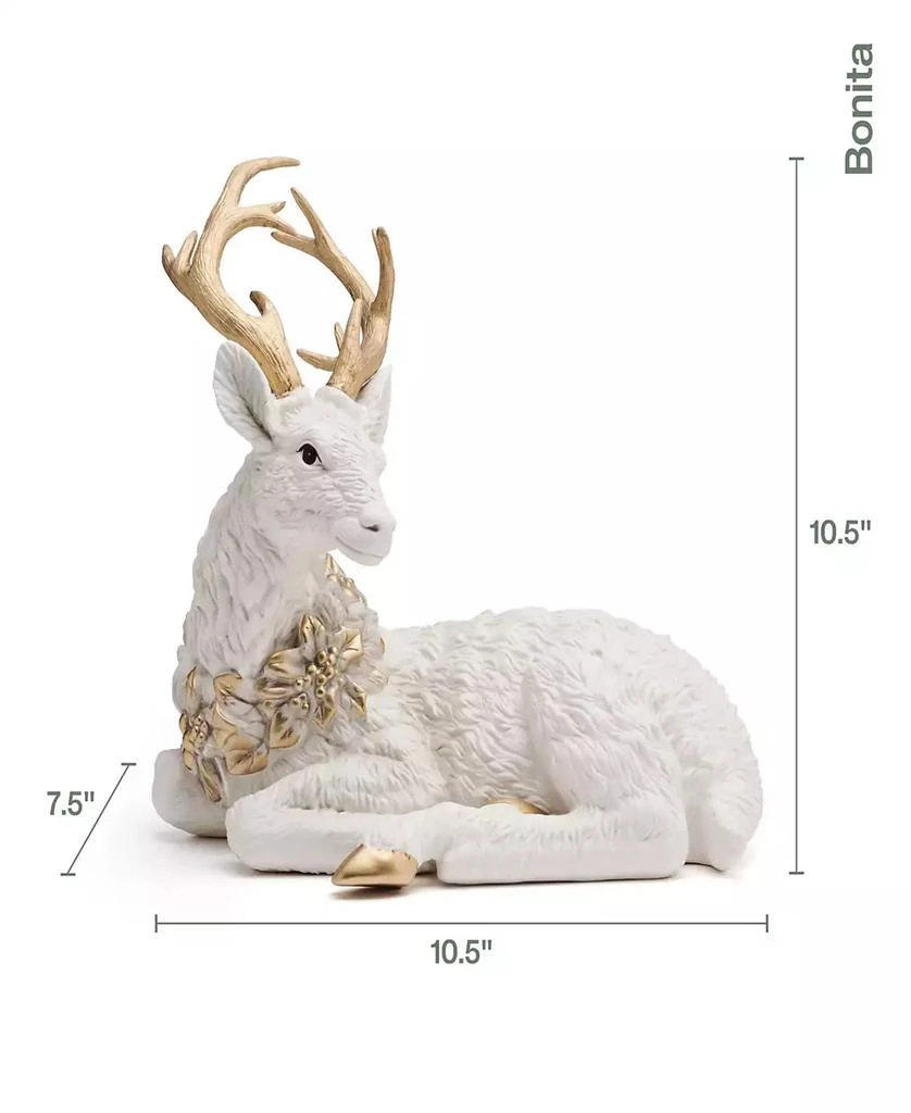 商品Fitz and Floyd|Bonita Resting Deer Figurine, 10.5-inch,价格¥942,第4张图片详细描述