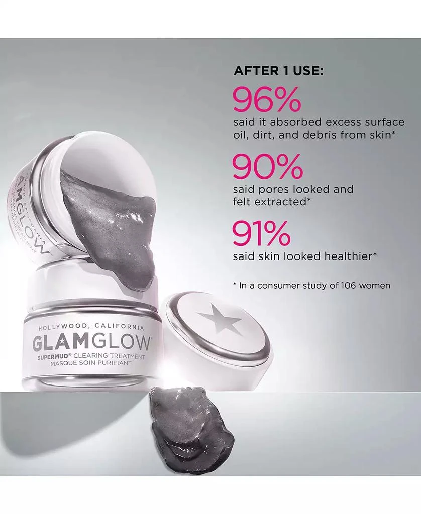 商品Glamglow|Supermud Clearing Treatment Mask, 3.5-oz.,价格¥319,第5张图片详细描述