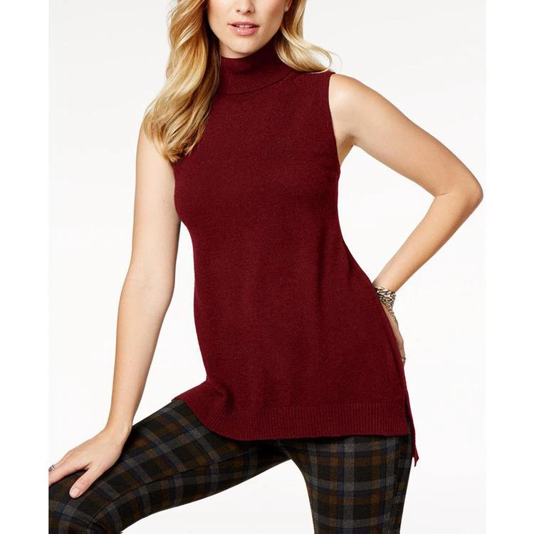 商品Charter Club|Cashmere Sleeveless Turtleneck Sweater, Created for Macy's,价格¥285,第1张图片