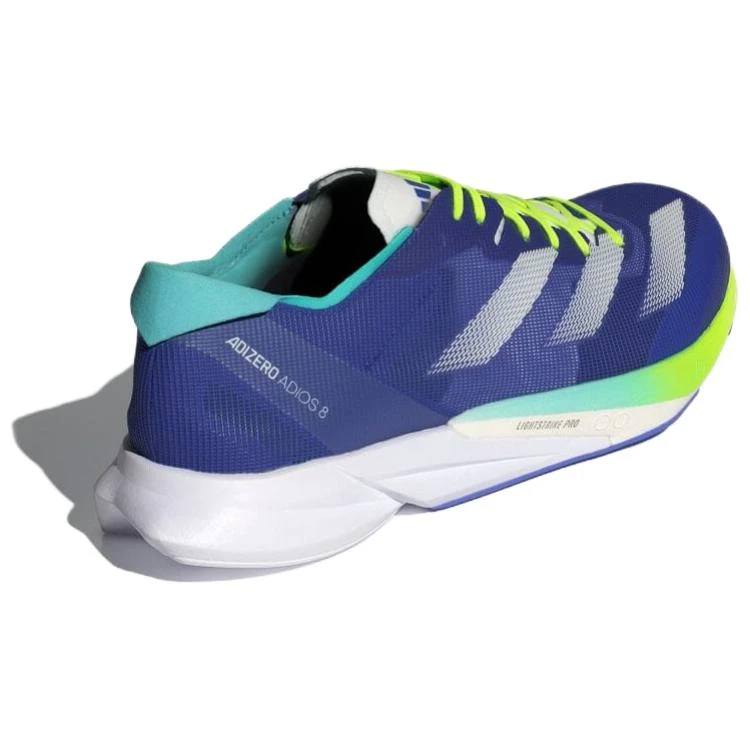 商品[国内直发] Adidas|adidas Adizero Adios 8 舒适轻盈耐磨透气 低帮跑步鞋 男款 蓝金色,价格¥787,第3张图片详细描述