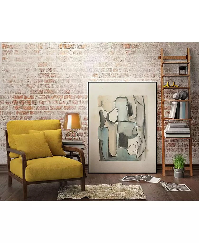 商品Giant Art|36" x 24" Subdued Abstract I Art Block Framed Canvas,价格¥2106,第5张图片详细描述