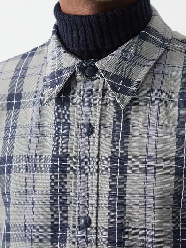 商品Thom Browne|Logo-patch checked cotton overshirt,价格¥17977,第5张图片详细描述