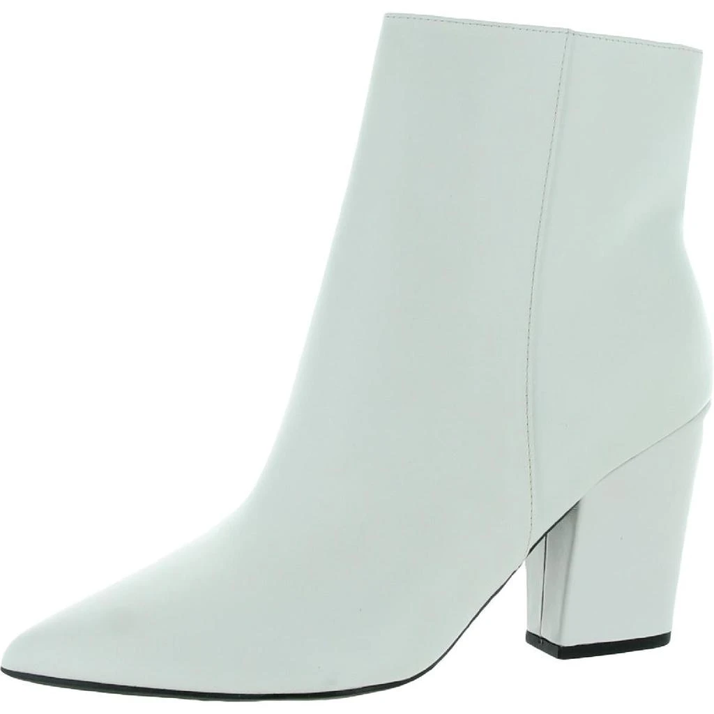 商品Nine West|Nine West Womens Gaba Leather Block Heel Ankle Boots,价格¥306,第1张图片