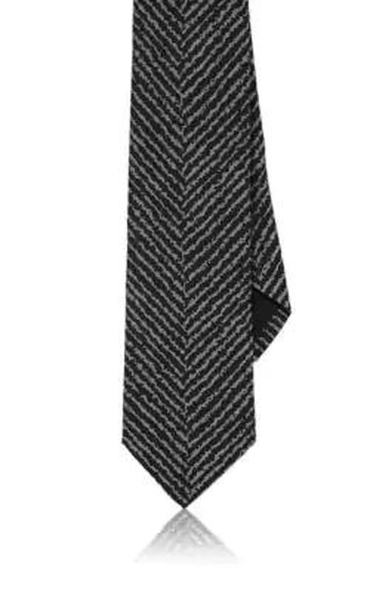 商品Givenchy|Zebra-Stripe Jacquard Necktie,价格¥886,第1张图片