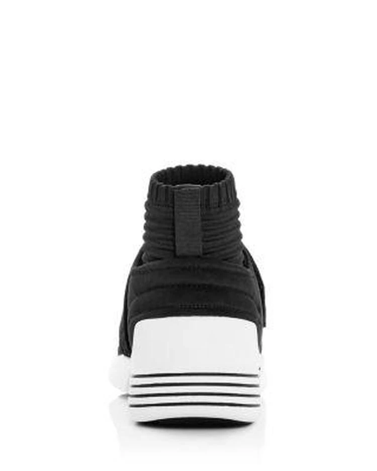 商品KENDALL & KYLIE|Women's Brax Ribbed Knit Mid-Top Wedge Sneakers,价格¥613,第4张图片详细描述