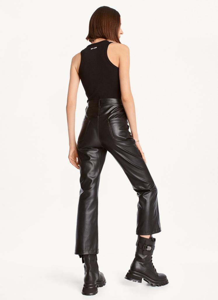 商品DKNY|Faux Leather Kick Flare Pant,价格¥666,第6张图片详细描述