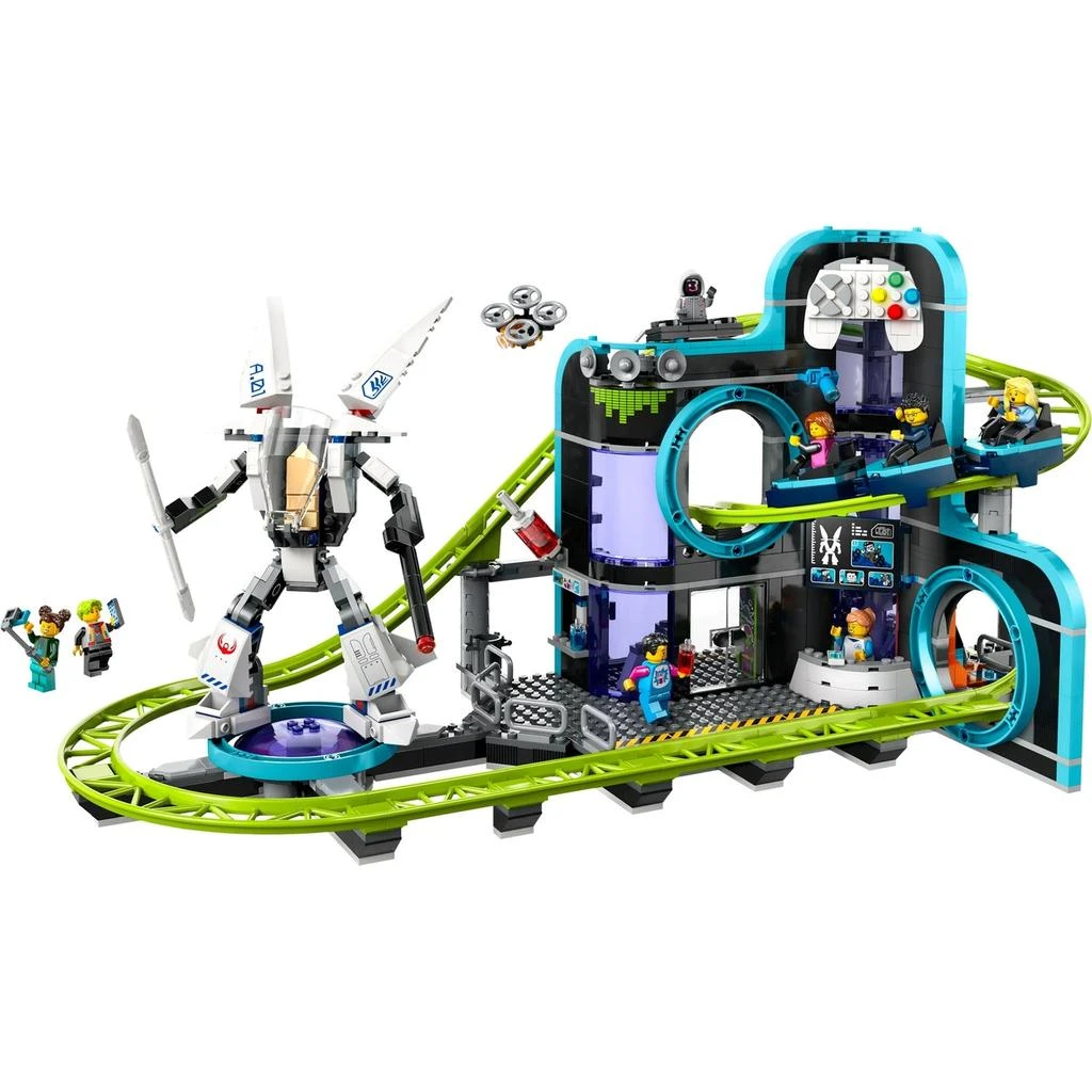 商品LEGO|LEGO City Robot World Roller-Coaster Park Creative Toy 60421,价格¥984,第2张图片详细描述