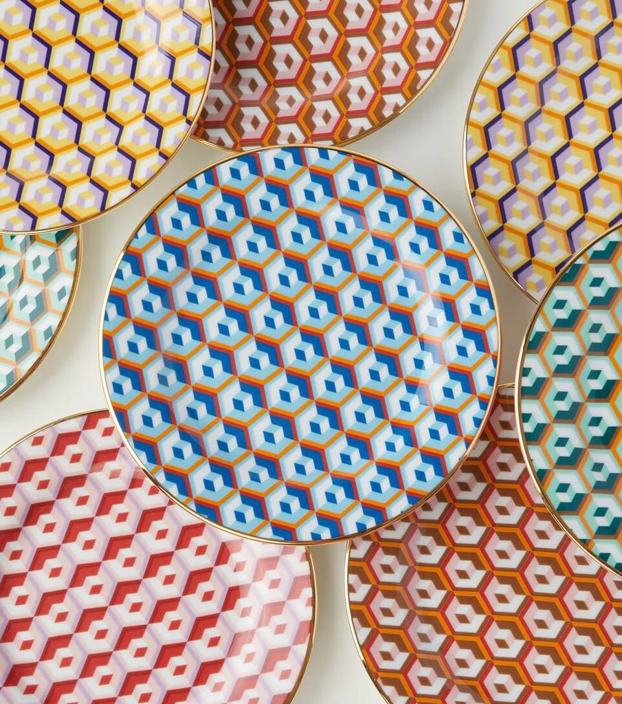 商品LA DOUBLE J|Cubi set of 2 dessert plates,价格¥931,第3张图片详细描述