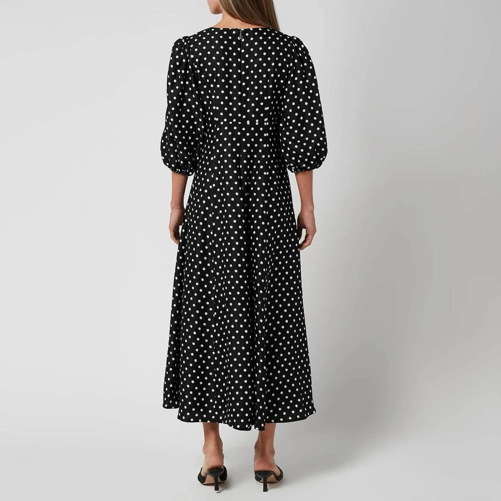 商品Kate Spade|Kate Spade New York Women's Harmony Dot Cloque Dress - Black,价格¥615,第2张图片详细描述