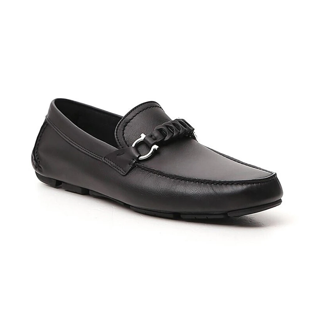 SALVATORE FERRAGAMO 菲拉格慕 男士黑色橡胶便鞋 02-C216-724923 商品
