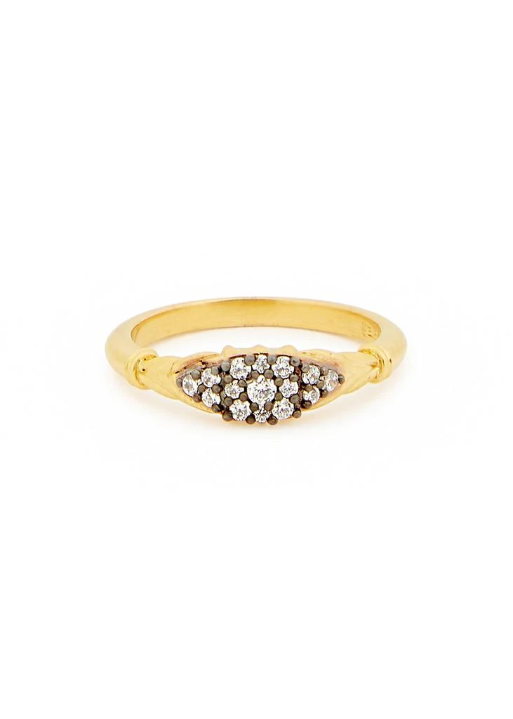 商品Missoma|X Harris Reed 18kt gold-plated ring,价格¥913,第1张图片