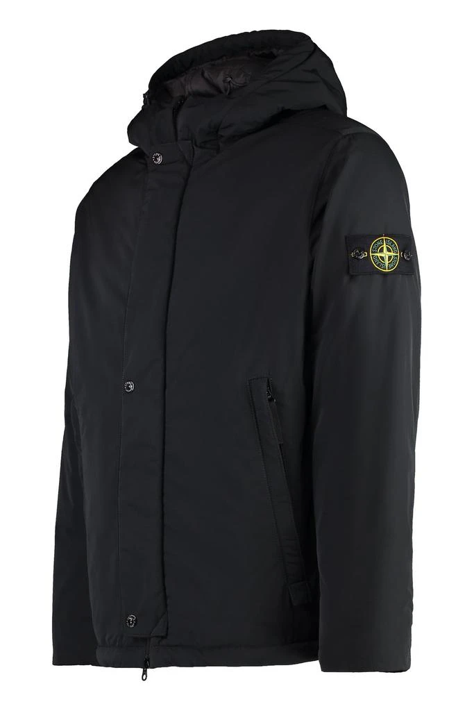 商品Stone Island|Stone Island Funnel Neck Hooded Jacket,价格¥7023,第3张图片详细描述