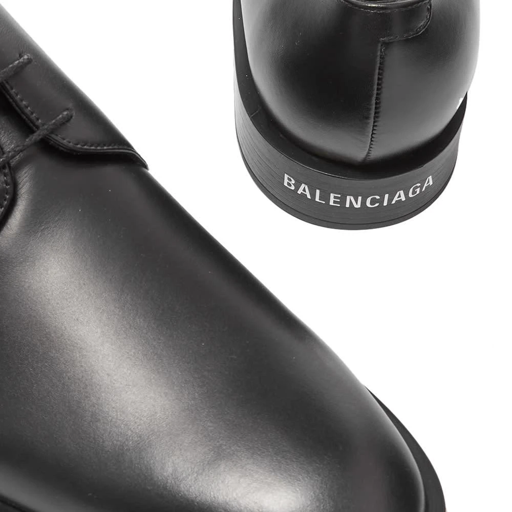 商品Balenciaga|Balenciaga Midnight Derby Shoes,价格¥3224,第4张图片详细描述